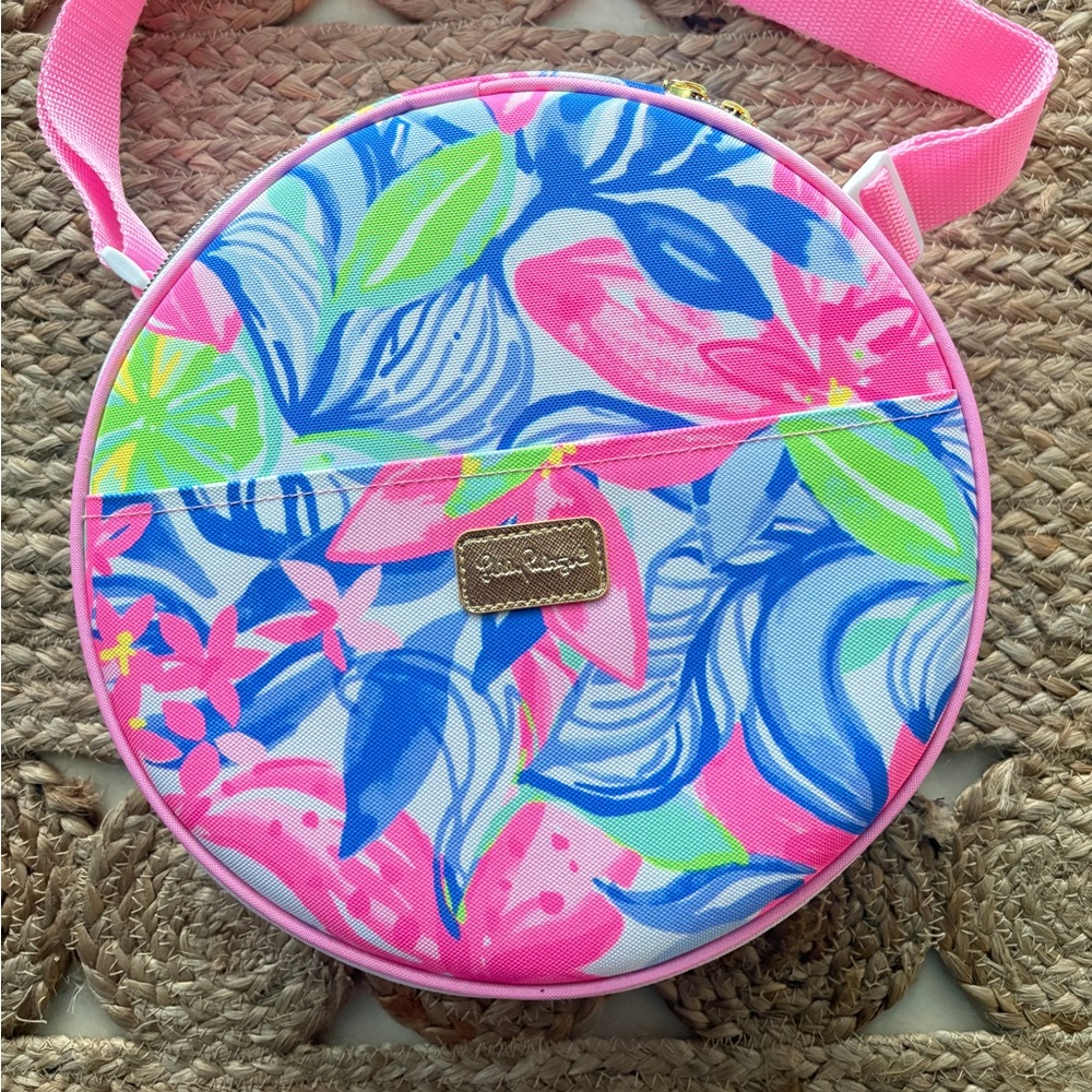 Lilly Pulitzer floral picnic bag